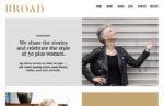 Broad Magazine website by Bounty